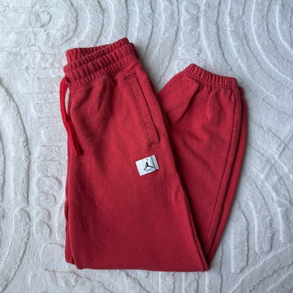 Nike Pants - Nike Air Jordan Fight Fleece Joggers — Lobster Red (XS)